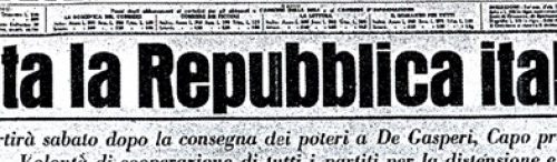 L’Italia verso la repubblica.